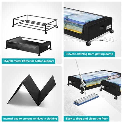 Oylik Under Bed Storage with Wheels