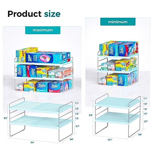 Expanadable Foil and Plastic Wrap Organizer