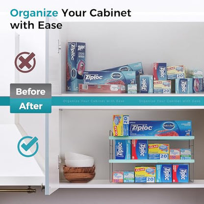 Expanadable Foil and Plastic Wrap organizer