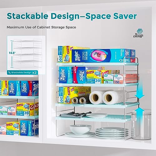 Expanadable Foil and Plastic Wrap Organizer