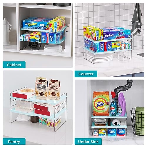 Expanadable Foil and Plastic Wrap Organizer