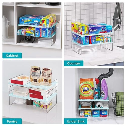 Expanadable Foil and Plastic Wrap Organizer
