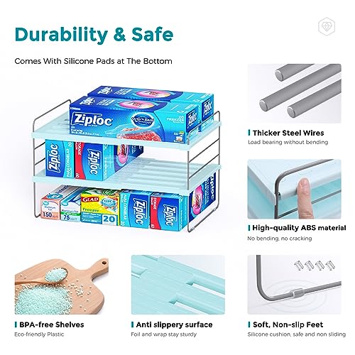 Expanadable Foil and Plastic Wrap Organizer